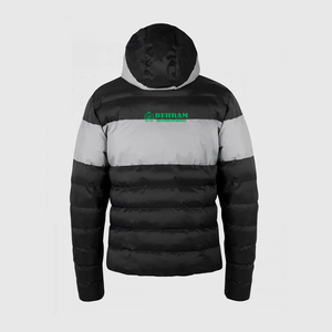 Blouson matelassé personnalisé pour homme, coupe-vent, respirant, en polyester écologique, style urbain, broderie frontale, hiver - Product Image 4
