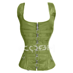 Entraînement de la taille des femmes Heavy Duty Double Steel Désossé Buste Serré Laçage Halter Corset - Product Image 2