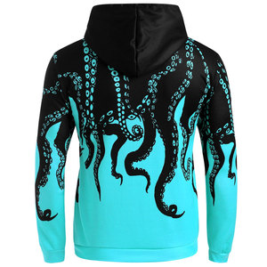 Sudadera con Capucha Sublimada para Hombre, Diseño Personalizado, Ropa Deportiva de Secado Rápido y Transpirable, Tela 100% Poliéster, OEM ODM, Logotipo Personalizado al por Mayor - Product Image 2