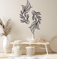 Arte de pared de metal abstracto moderno personalizable para la decoración interior de la sala de estar disponible al mejor precio al por mayor