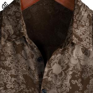Chemises de plage d'été à séchage rapide, col boutonné, manches courtes, chemises pour hommes, évacuation par sublimation - Product Image 2