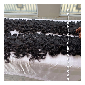 Paquets de cheveux indiens vierges naturels non traités Texture soyeuse douce extrémités épaisses cheveux humains sans enchevêtrement - Product Image 2