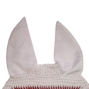 Voile anti-mouches pour cheval, conception OEM 2026, vente en gros, usine, pas cher, soin du cheval, filet silencieux en crochet, bonnet personnalisable pour cheval - Product Image 6