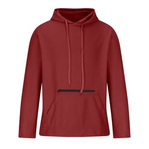 Sudadera con capucha para hombre con estampado personalizado, tejido de lana, diseño de bolsillo de ajuste regular, ropa de calle transpirable de otoño - Product Image 3