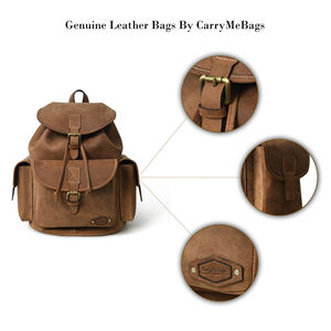 Último diseño Venta caliente al por mayor al aire libre Mochila de cuero genuino con estilo moderno - Product Image 6