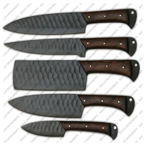 Đen rèn 240 mm Gyuto dao thủ công giả mạo dao nhà bếp <span class=keywords><strong>3</strong></span> Lớp USA BG-42 bột thép tay cầm bằng gỗ - Product Image 1