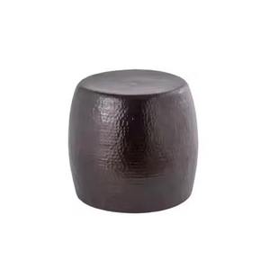 Mesa de Centro Redonda de Mármol de Tendencia con Base de Metal Recubierta de Oro, Mesa de Centro de Lujo para Sala de Estar - Product Image 1