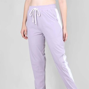 Pantalones deportivos de cintura alta para mujer con estilo, pantalones de chándal transpirables y de secado rápido con tela elástica - Product Image 2