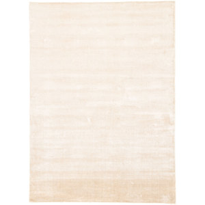 Alfombras de Viscosa Tejidas a Mano de Color Marfil Sólido para Uso Doméstico-Phpv-19 - Product Image 1