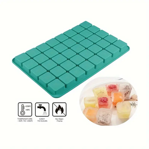 Molde de silicona cuadrado de 40 cavidades para caramelo, trufas de Chocolate, bombas de grasa, cubos de hielo de whisky, Fondant y caramelo duro hechos a mano - Product Image 6