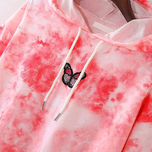 Sudadera con Capucha Oversize para Mujer, Tejida, con Logotipo Personalizado, Estilo Impreso, Venta al Por Mayor, Alta Calidad, Nuevo Diseño, Cómoda - Product Image 5