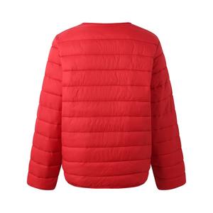 Mantel Wanita Berkerah Bulat dengan Desain Kancing Tekan - Product Image 4