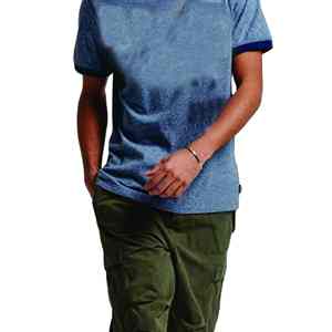 Sonnerie t-shirt femme mode Crop Fit à manches courtes blanc et vert sonnerie t-shirt impression personnalisée prêt - Product Image 4