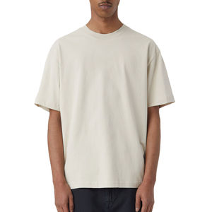 เสื้อยืดสำหรับผู้ชายทรงหลวมฟิตเนสฤดูร้อนผ้าฝ้าย100% โอเวอร์ไซส์พิมพ์ลายดิจิตอลแขนสั้นลำลอง - Product Image 4