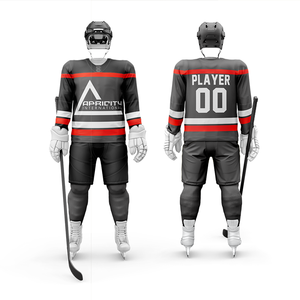 Fourniture directe d'usine personnalisable OEM/ODM transfert de chaleur imprimé séchage rapide respirant maillots de Hockey sur glace équipe personnalisée - Product Image 1