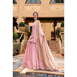 AYA Salwar Kameez y Traje de Algodón Bordado de Lujo - Estilo Pako 2026 - Product Image 3