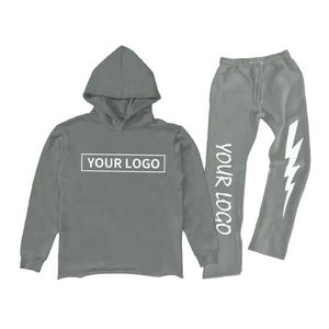 Ensembles de survêtements de sport jogging à fermeture éclair avec logo personnalisé pour hommes Survêtement de créateur automne hiver de grande qualité imprimé par sublimation - Product Image 3