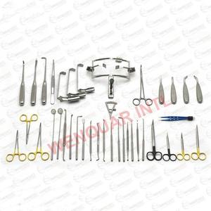 Juego de instrumentos de paladar hendido de alta calidad, productos de cirugía plástica de acero inoxidable de 35 piezas, fuente de alimentación Manual - Product Image 1