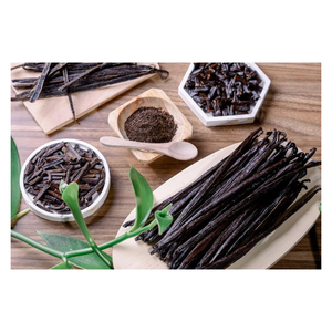 High Quality Dried Whole <b>Vanilla</b> <b>Beans</b> Premium Natural <b>Vanilla</b> for Culinary, Baking, and Beverage Use Bulk and Wholesale - Product Image 1