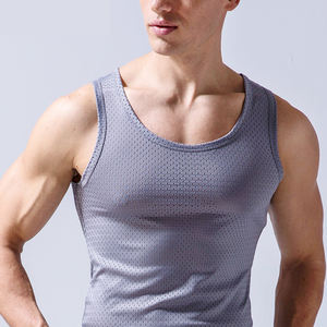 Ropa de entrenamiento de alta calidad Camiseta sin mangas para hombres Ropa activa Camiseta sin mangas de secado rápido para hombres - Product Image 2