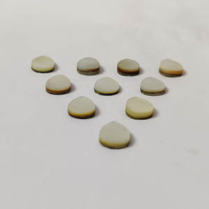 8 pièces de nacre naturelle 14x10mm poire Cabochon 31 Cts Lot Iroc ventes bonne qualité perle pierres précieuses cabine plate US $8.9 pour tous - Product Image 5