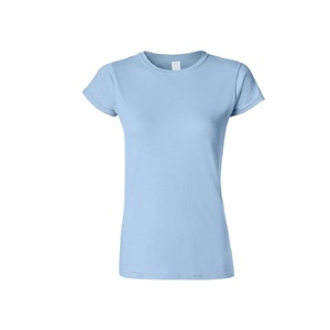 Camiseta de Algodón Lisa de Verano Ecológica Personalizada para Mujer, Corte Regular, Tops Ajustados, Hecha en Bangladés - Product Image 4