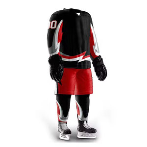 Ensemble d'uniformes de hockey sur glace professionnels avec maillot et pantalon légers et confortables pour l'entraînement - Product Image 2