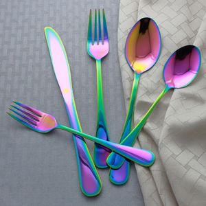 Vaisselle en argent personnalisée à logo tendance 2025, vente en gros, acier inoxydable, cuillère à dessert colorée, cuillère à café ronde, cuillère à dégustation - Product Image 4