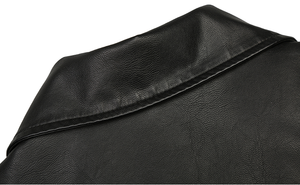 Chaqueta de Invierno para Hombre, Talla XS, Estilo Urbano, de Piel de Vaca y Lona, Resistente al Viento, Transpirable, Ecológica, Personalizable - Product Image 4