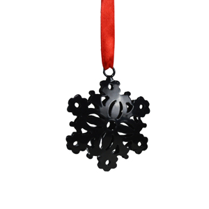 Arrivée fraîche décoration d'arbre de noël conception de découpe Laser suspendu étoile ornement de noël pour en vrac en gros peint à la main - Product Image 1