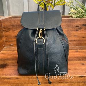 Haute qualité en cuir véritable cordon sac à dos randonnée décontracté sport sac à dos en gros affaires voyage sacs à dos pour unisexe - Product Image 1