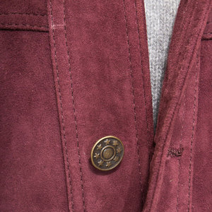 Chaqueta de invierno de cuero personalizada para hombre, chaqueta de cuero de diseño único para hombre con mangas regulares, chaqueta de peso pesado - Product Image 5