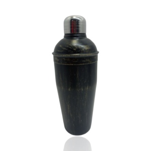 Coctelera personalizable transparente Vintage de 350ml, vaso de Metal ecológico duradero, tapa de acero inoxidable para el hogar - Product Image 1