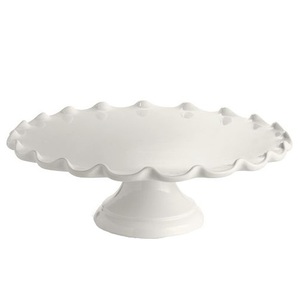 Support à gâteau rond en métal, finition en poudre blanche brillante, qualité durable, décoration de vaisselle - Product Image 6