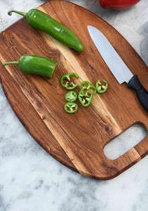 เขียงไม้พร้อมหูจับสำหรับหั่นชีส ขนมปัง ผลไม้ ผัก เนื้อสัตว์ ของตกแต่งบ้าน - Product Image 5