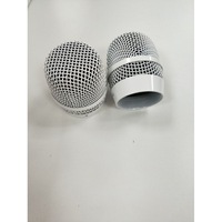 Accessoires de microphone Grille de couverture en maille métallique Tête de gril tressée