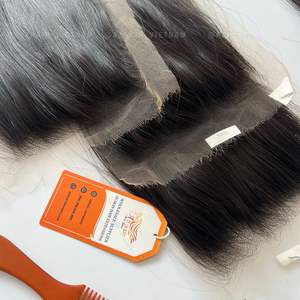 Vente en gros HD Perruque Lace Frontal Cheveux humains bruts 13x4, 5x5, 6x6 Swiss HD Transparent Lace Front Extensions de cheveux - Product Image 4