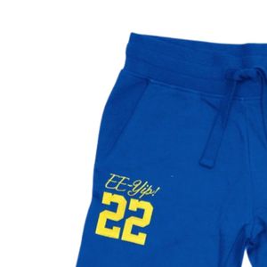 Sigma Gamma Rho SGRho Pantalon de jogging à sequins bleu royal 100 coton brodé crête paillettes lettres grecques vêtements de sororité - Product Image 3