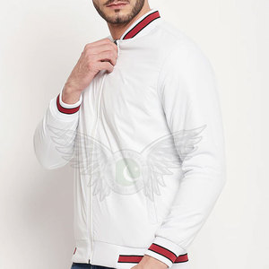 Blouson aviateur uni pour hommes tenue décontractée Blouson aviateur léger à prix d'usine pour hommes - Product Image 3