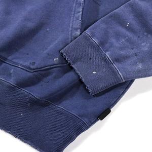 Última Novedad: Sudaderas con Capucha para Hombre, Estilo Acid Wash, 100% Algodón, Transpirables, Personalizables, con Cierre, Servicio OEM, Ajuste Holgado, Gran Venta - Product Image 4