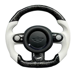Volante Ligero de Fibra de Carbono Forjado para <span class=keywords><strong>Mini</strong></span> <span class=keywords><strong>Cooper</strong></span> R56 R53 F54 F56 F57 F66 JCW S LCI2 Clubman 2010 2014 2012 - Product Image 4
