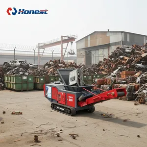 Trituratore Mobile Cingolato per Lavorazione di Rottami Metallici, Rifiuti <span class=keywords><strong>Auto</strong></span> e Pneumatici Usati - Product Image 1