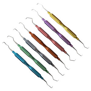 Kit de détartreurs pour extraction de dents buccales dentaires à usage dentaire Curettes dentaires en acier inoxydable et en plastique Offre Spéciale de couleurs à choix multiples - Product Image 4