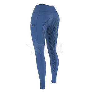 Collants d'équitation d'hiver pour femmes de haute qualité Active Full Seat Silicone Jodhpurs Culottes en couleurs personnalisées - Product Image 6