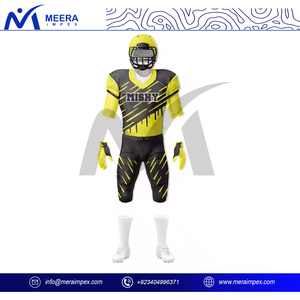 Uniforme de Fútbol Americano para Hombre de Primera Calidad, con Logotipo Personalizado Impreso, Talla Grande, Tejido Transpirable, Manga Corta - Product Image 3