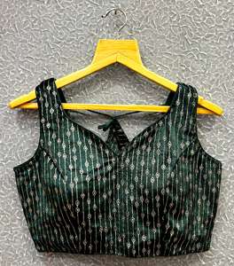 Blusa RADHEY moderna con válvulas pesadas Diseño Strach con hermoso nudo Listo para usar Formal Verano Modesto Tops Volver Patrón abierto - Product Image 2