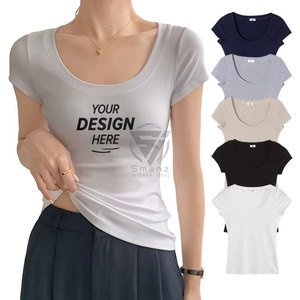 Summer Casual Short Sleeve Cotton <b>T</b>-<b>Shirt</b> for Women Custom High Quality Sparkling <b>Sequin</b> Solid Pattern Plus Size - Product Image 1