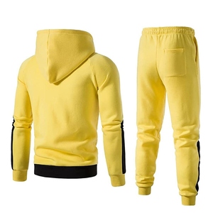 ชุดวอร์มผ้าฟลีซคอตตอนพิมพ์ลายแบบย้อมสีเอซิด พร้อมเชือกผูกเอว สำหรับผู้ชาย ระบายอากาศได้ดี แบบสองชิ้น สั่งทำได้ตามต้องการ ขายส่ง - Product Image 2