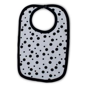 ผ้ากันเปื้อนผ้าฝ้ายลายจุดสำหรับเด็กทารกพร้อมกระดุมแบบกดปิด100% - Product Image 3