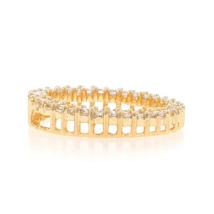 14K oro amarillo real diamante eternidad Halo colgante redondo brillante corte círculo para mujer joyería de moda chapado en oro - Product Image 1